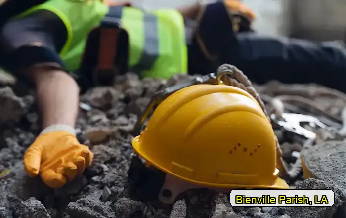 Work injury attorney graphic for Bienville Parish, Texas near Arcadia