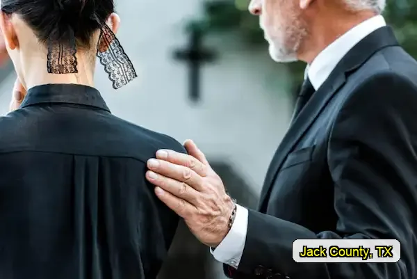 Wrongful death attorney graphic for Jack County, Texas near Bryson